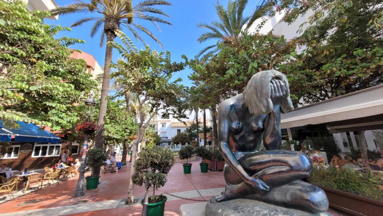 Free Parking, 40 Meters From The Beach, Wi-Fi, Ac Estepona Bagian luar foto